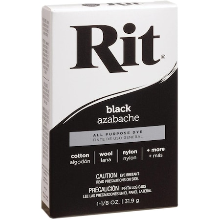 Rit Black 1-1/8 Oz. Powder Dye 83150